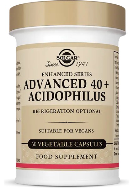 Advanced 40+ Acidophilus 60 Kapsül
