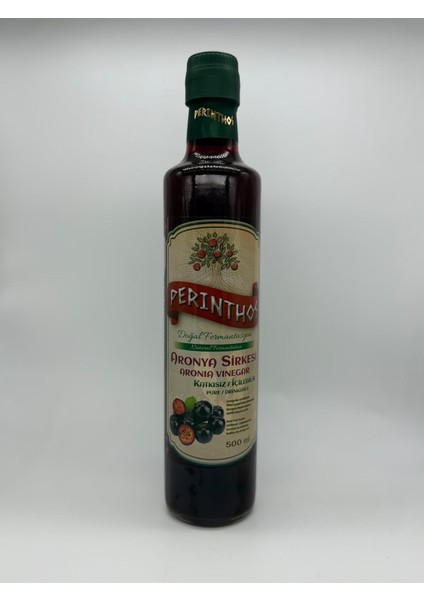 Aronya Sirkesi 500 ml Cam Şise