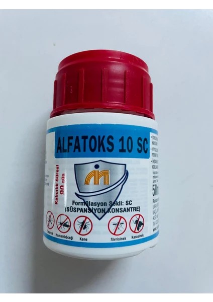 İLMAK 10SC 50ML Ev Içi Haşere Sinek Sivrisinek Kene Akrep