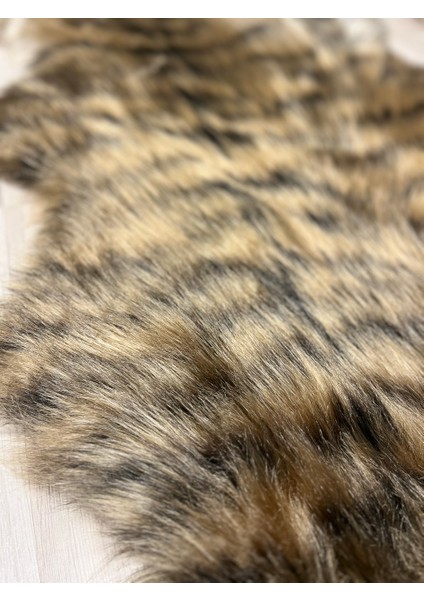 Tiger Süet Taban, Yıkanabilir Lüks Kaplan Çift Kafa Yumuşacık Kürk Halı Kuzu Post 80X150 modelleri