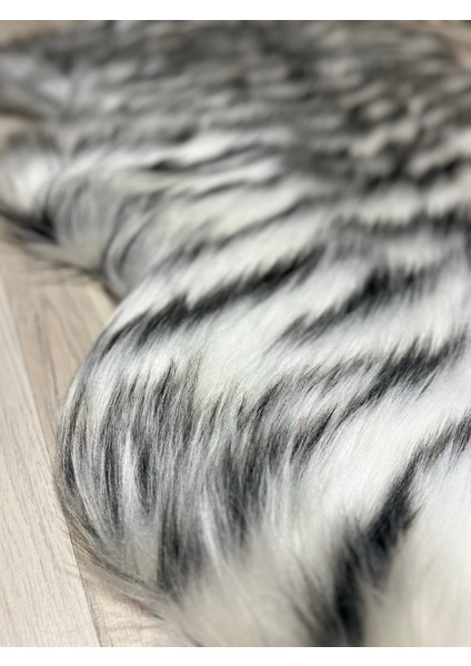 Tiger Süet Taban, Yıkanabilir Lüks Kaplan Çift Kafa Yumuşacık Kürk Halı Kuzu Post 80X150 fiyatları