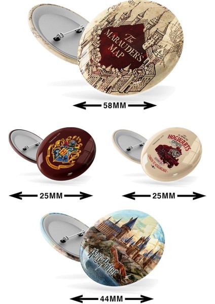 Bakgelal Harry Potter Lisanslı Rozetleri, Hogwarts Temalı Koleksiyonluk Metal Rozet, Harry Potter Hayranları Için 9 Üç Çeyrek Koleksiyonu indirimleri