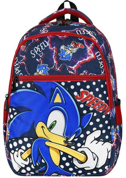 Ilkokul Çantası Sonic 2'li Set 40*30 cm Beslenme Çantası Ortopedik Sırt Çantası Erkek Çocuk fiyatları
