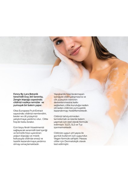 By Lara Botanik Seramidli Duş Jeli Serenıty 550ml fırsatları