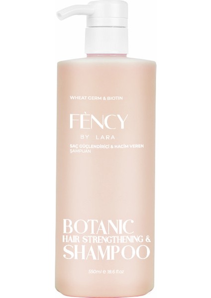 BY LARA BOTANİK SAÇ GÜÇLENDİRİCİ & HACİM VEREN ŞAMPUAN