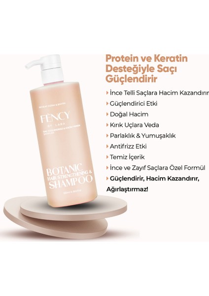 BY LARA BOTANİK SAÇ GÜÇLENDİRİCİ & HACİM VEREN ŞAMPUAN fiyatları
