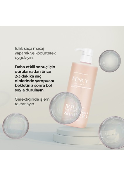 BY LARA BOTANİK SAÇ GÜÇLENDİRİCİ & HACİM VEREN ŞAMPUAN modelleri