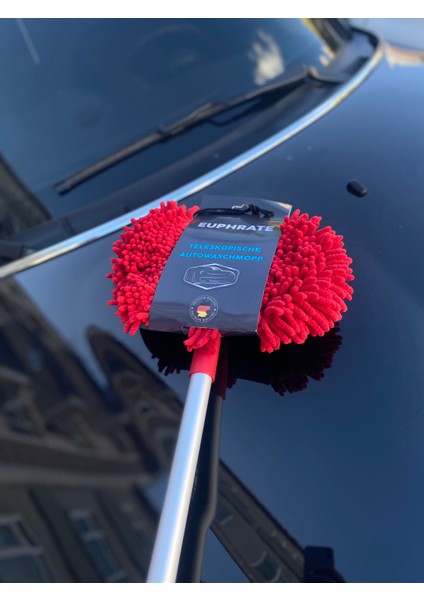 Teleskopik Oto Yıkama Mop Mikrofiber