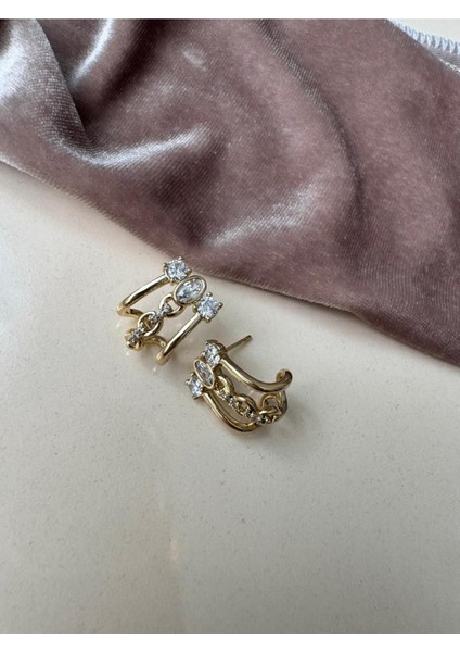Xupıng Çelik Kararmaz Gold Küpe fiyatları