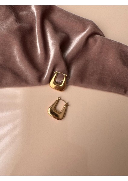 Xupıng Çelik Kararmaz Gold Küpe fırsatları