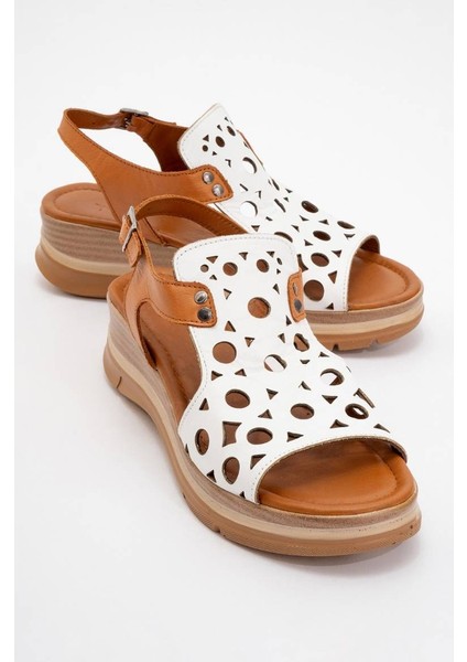Kadın Hakiki Deri Bantlı Sandalet 6327 fiyatları