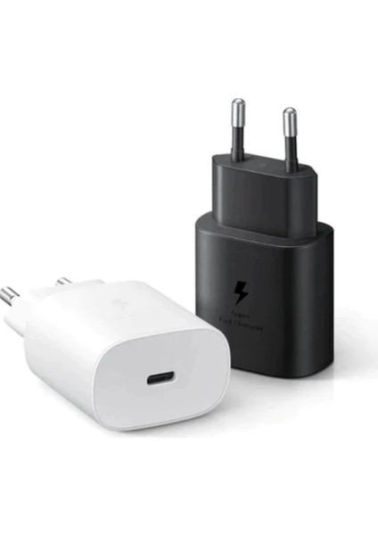 S23 Uyumlu 25W (Watt) Usb-C Hızlı Şarj Başlığı Adaptör