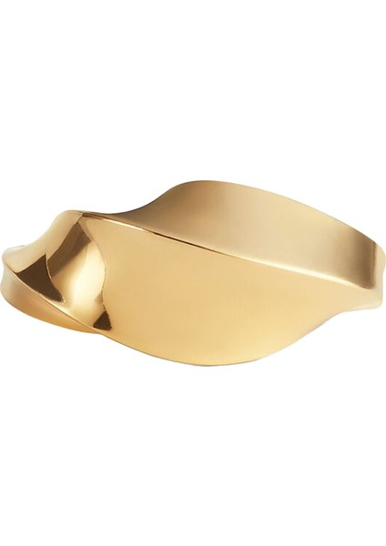Twist Yüzük - 18K Sarı Altın ve Sterlin Gümüş fırsatları