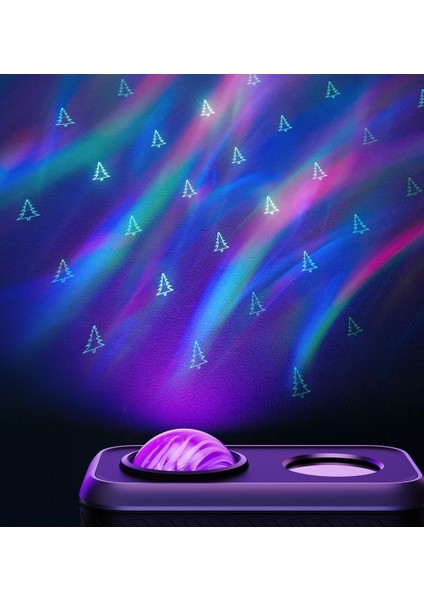 Açık Hava Lazer Projektörü,aurora Kuzey Işıkları, 16 Rgb Modu, 50+ Şenlikli