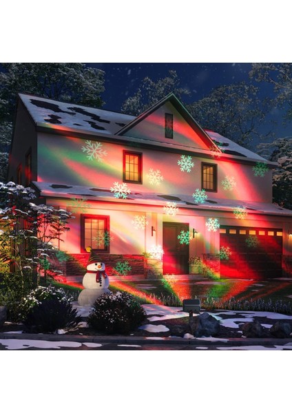 Açık Hava Lazer Projektörü,aurora Kuzey Işıkları, 16 Rgb Modu, 50+ Şenlikli