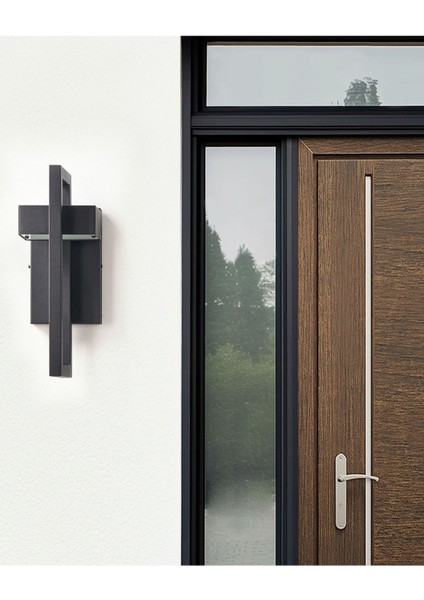 Siyah Dış Mekan LED Duvar Lambası, Modern ve Dayanıklı modelleri