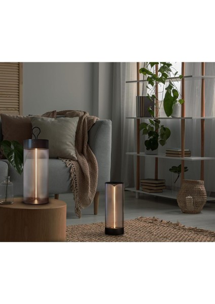 Manyetik Filament LED Lamba Dokunmatik Dimmer, 2700K Sıcak Işık, Taşınabilir USB Şarjlı