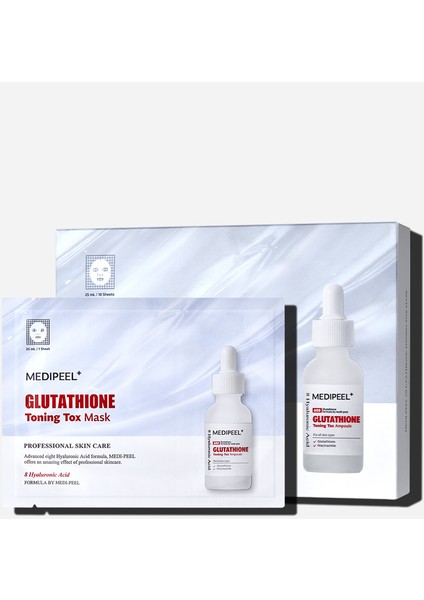 Medıpeel Glutathione Toning Tox Mask 25 ml Beyazlatıcı Tonik Yüz Maskesi