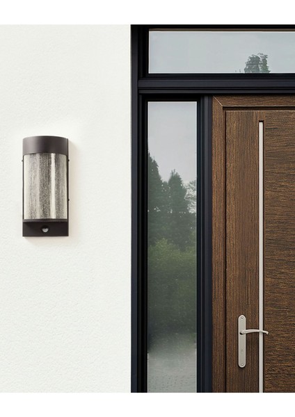 Siyah Dış Mekan LED Duvar Lambası, Hareket Sensörlü modelleri