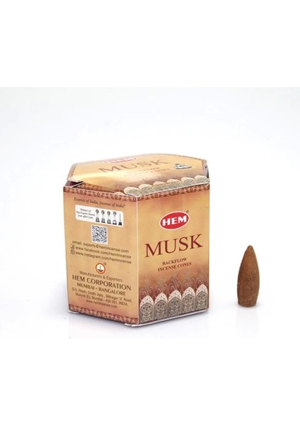 Musk Aromalı Geri Akış Tütsü