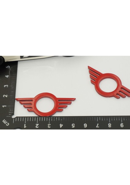 Mini Cooper Logo Kapı Kilidi Kırmızı Çerçeveleri fiyatları