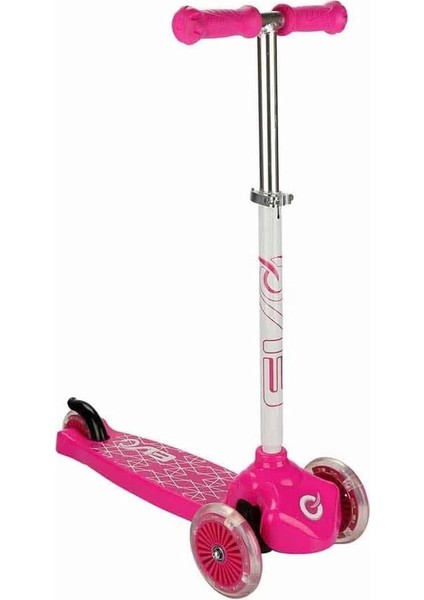 Evo Işıklı 3 Tekerlekli Pembe Scooter fiyatları