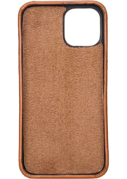 Apple iPhone 12 Pro Max Uyumlu Deri Arka Kapak Rock RST2EF Taba modelleri