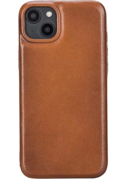 Apple iPhone 14 Plus Uyumlu Deri Arka Kapak Rock RST2EF