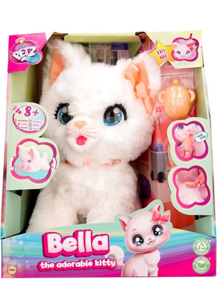 90773 Hareketli ve Sesli Sevimli Peluş Kedicik Bella