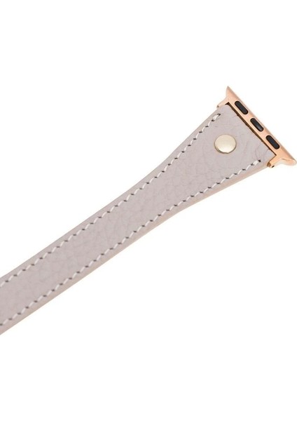 Apple Watch Uyumlu Deri Kordon 38-40-41MM Slim Dtgt Erc3 fırsatları