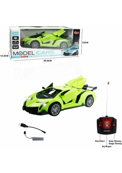 XFG-789-104C Kumandalı Şarjlı 1:18 Kapı ve Bagaj -1 Ader Fiyatıdır