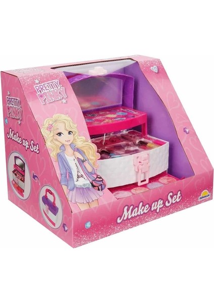 3 Katmanlı Taşıma Çantalı Makyaj Seti Oyuncak modelleri