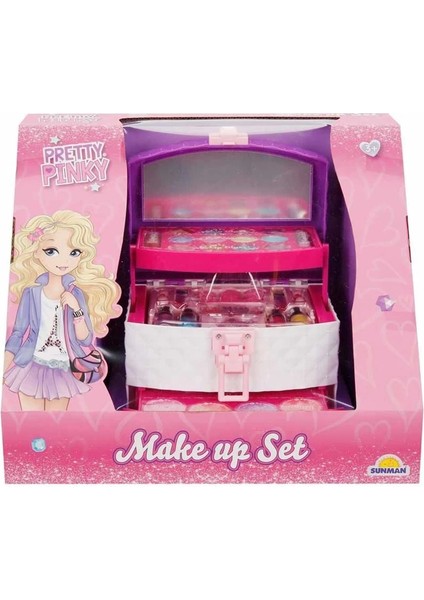 3 Katmanlı Taşıma Çantalı Makyaj Seti Oyuncak indirimleri