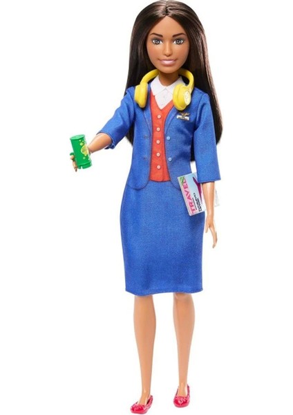 HYT60 Barbie Hostes Bebek ve Aksesuarları