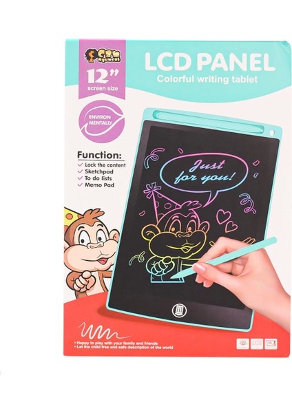 1201C Renkli Yazı Tahtası 12INÇ