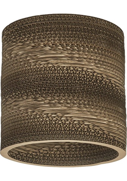 Dekoratif Karton Silindir Masa Lambası Geri Dönüştürülmüş Malzemeden, E27 Duy, 250 mm fiyatları