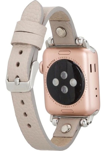 Apple Watch Uyumlu Deri Kordon Visby 38-40-41MM Erc3