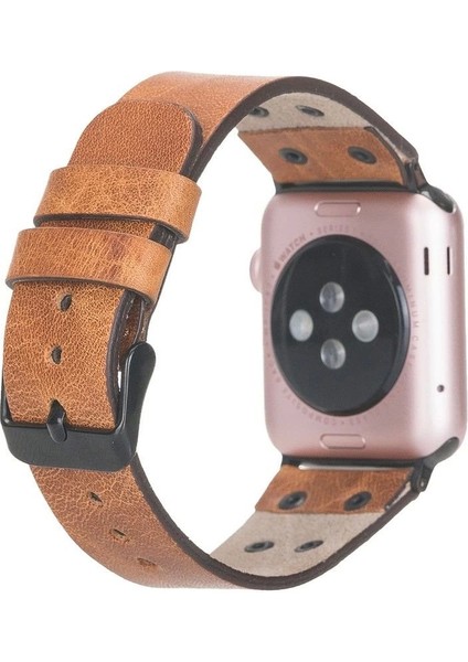 Apple Watch Uyumlu Deri Kordon Cross 42-44-45MM Bt V18