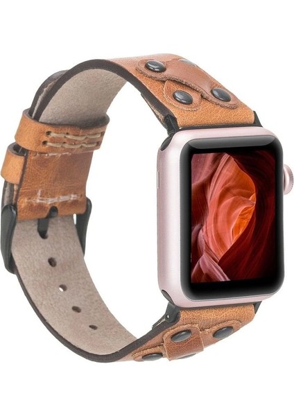 Apple Watch Uyumlu Deri Kordon Cross 42-44-45MM Bt V18
