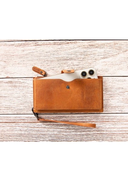 Lozan Hanger 6.5 Inch Uyumlu Deri Kartlıklı Kılıf Karamel fırsatları