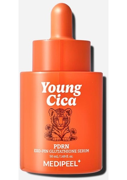Medıpeel Young Cica Pdrn Exo-Pin Glutathione Serum 50 ml Pdrn ve Glutatyon ile Lekelere ve Çillere Karşı Serum