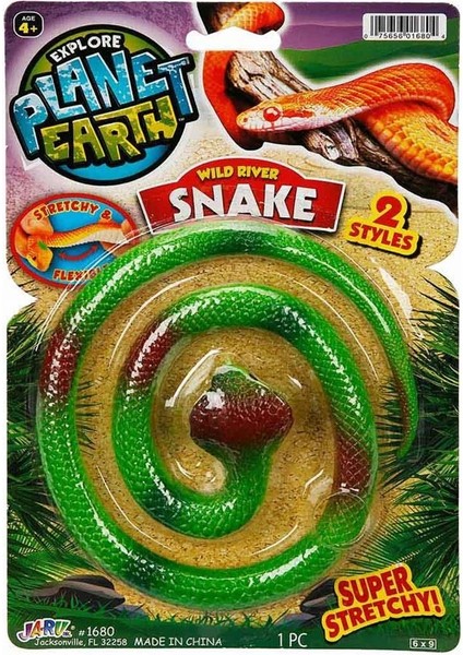 Jaru Planet Earth Streç Esnek Yılan -1 Adet Stokta Olan Gönderilir fiyatları