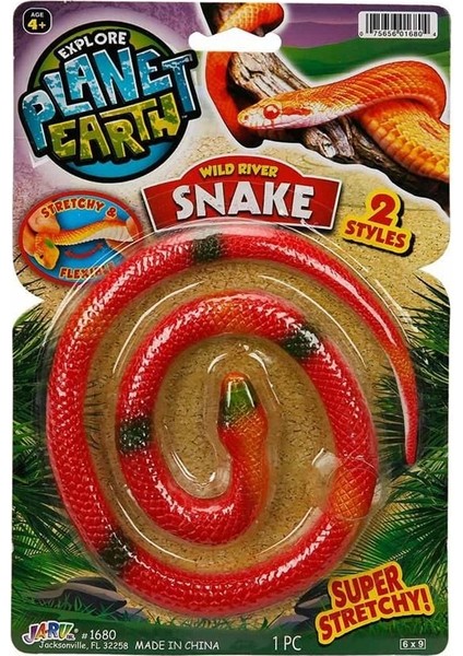Jaru Planet Earth Streç Esnek Yılan -1 Adet Stokta Olan Gönderilir fırsatları