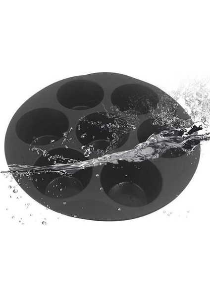 7 Gözlü Silikon Çok Amaçlı Airfryer Muffin Cupcake Kek ve Çörek Pişirme Kalıbı fırsatları