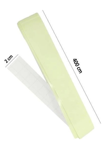 Karanlıkta Işık Veren Yansıyan 4 Metre Fosforlu Yeşil Şerit Bant modelleri