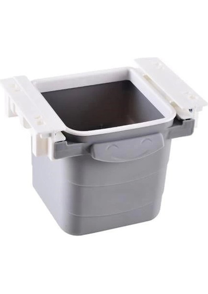 Mini Masa Çöp Kovası Plastik Tezgah Altı Geri Çekilebilir Yapışkanlı Görünmez Bölme Pratik indirimleri