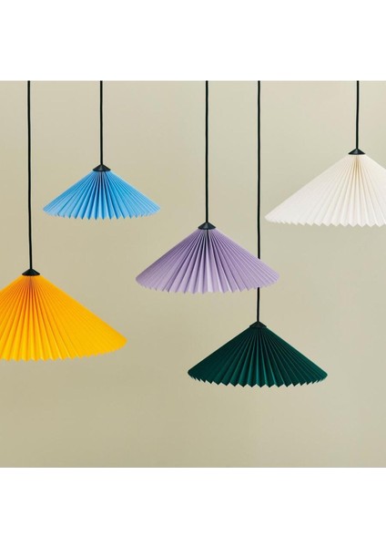 Matin LED Pendel Lamba GX53 Duylu 4m Kordonlu Pamuklu Şapka, Inga Semp Tasarımı