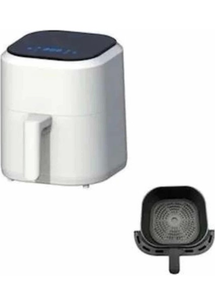 Hava Fritözü 4l Airfryer Pratik Uzun Ömürlü Yağsız Pişirme Taşınabilir