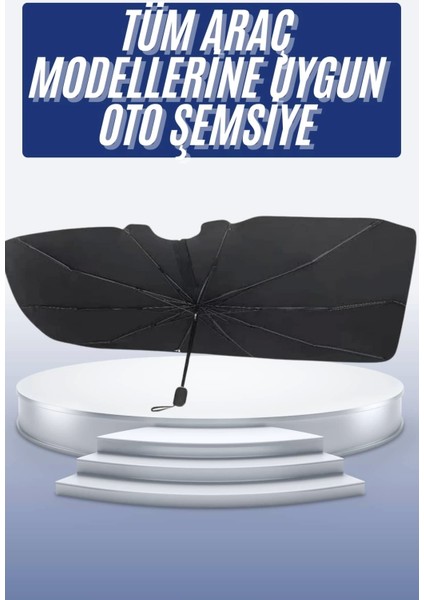 Oto Ön Cam Güneşliği Otomatik Katlanabilir Gölgelik Oto Cam Şemsiye