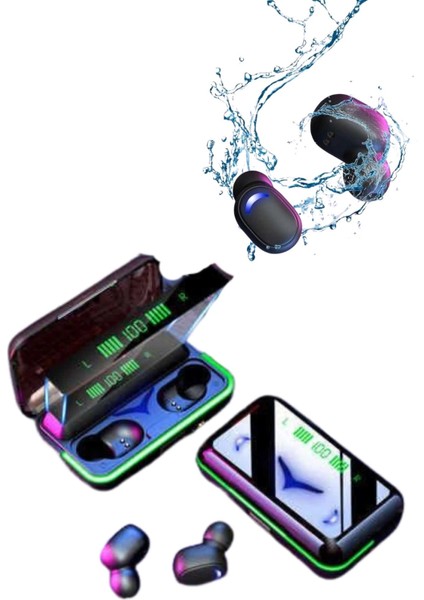 Extra Bass Kablosuz Kulaklık Işıklı Bluetooth Kulaklık Powerbank Özellikli fiyatları